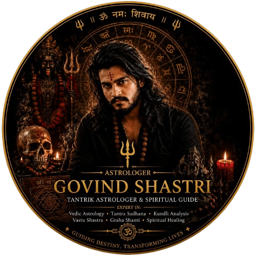 Vedic astrology chart sacred geometry icon for Acharya Govind Shastri